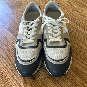 Givenchy Men's Black and Beige Sneakers size 8-8.5